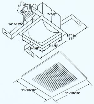 Bathroom Heater on Ceiling Heaters     Range Hoods  Bathroom Fans  Air Conditioners