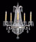 Baronness five-light chandelier by Framburg