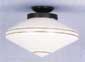 Semi-Flush Mount Glass Ceiling Light