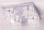 4 Light Ice Cube Flush Mount