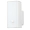 1 Light Wall Bracket White Finish Base with White Ceramic Glass