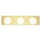 3 Light Bath Bar Polished Brass Finish