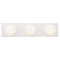 3 Light Bath Bar White Finish