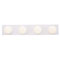 4 Light Bath Bar White Finish