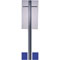 Lantern Post Black Finish on Steel Ladder Rest Included