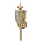 1 Light Wall Lantern Polished Solid Brass with Clear Beveled Glass Panels