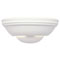1 Light Wall Sconce Paintable Textured Ceramic