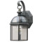 1 Light Wall Lantern Weathered Bronze Finish on Solid Brass with Clear Glass Panels