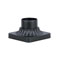 Pedestal Mount for Lantern Post Black Finish on Cast Aluminum