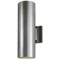 2 Light Wall Fixture Bronze Finish on Aluminum Cylinder