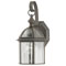1 Light Open Bottom Wall Lantern Textured Rust Patina Finish on Solid Brass with Clear Beveled and Etched Glass Panels