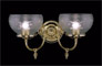 Chancery two-light sconce by Framburg