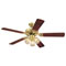 Westinghouse 52" Vintage Ceiling Fan, Polished Brass Finish