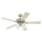 Westinghouse 52" Swirl Ceiling Fan, Brushed Pewter Finish