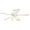 Westinghouse 52" Swirl Ceiling Fan, White Finish