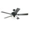 Westinghouse 52" Vintage Ceiling Fan, Black Finish