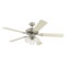 Westinghouse 52” 5 Blade Brushed Pewter w/ Light Maple/White Reversible Blades