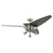 Westinghouse 52" 3 Blade Brushed Nickel/Graphite w/ Graphite/Silver Reversible Plywood Blades