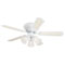 Westinghouse 42" 5 Blade White w/ White/White Washed Pine Reversible Blades