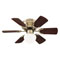 Westinghouse Ceiling Fans 30" 6 Blade Antique Brass w/ Walnut/Oak Reversible Blades