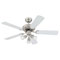 Westinghouse 42" 5 Blade Brushed Aluminum w/ White/Graphite Reversible Blades