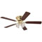 Westinghouse 52" 5 Blade Polished Brass w/ Walnut/Oak Reversible Blades