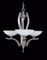 Solstice three-light chandelier by Framburg