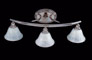 Metro Satin PewterThree-Light Bath Fixture by Framburg