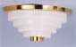 Semi-Flush Mount Glass Ceiling Light