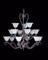Black Forest fifteen-light chandelier by Framburg