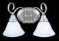 Black Forest two-light bath fixture by Framburg