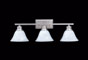 Bellevue Three-Light Bath Fixture by Framburg