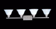 Bellevue four-light bath fixture by Framburg