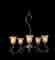 Cottage Five-Uplight Chandelier by Framburg
