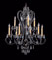 Liebestraum nine-light chandelier by Framburg