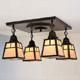 A-Line 4 light ceiling mount