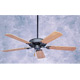 Builder Weathered Bronze Finish/Medium Oak/Natural Pine Blades Ceiling Fan