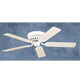 52" Traditional Snugger Appliance White Finish/Appliance White/Bleached Oak Blades Ceiling Fan