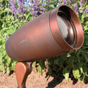 Focus Landscape Lighting - Cast Aluminum Bullet with Extension Collar & Flat Glass Lens 