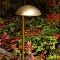 Path Light Aluminum Mushroom Hat Light 
