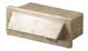 Focus Lighting - 20-40W Med Base Brass Fixtured Single Louver Brick Light