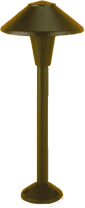 Focus Landscape Lighting - Aluminum China Hat Area Light 