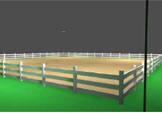 Horse Arena Lighting Package 100x100 For Wooden Poles