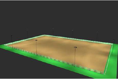 outdoor arena lighting horse track lights