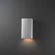 Wall Sconces - Small Rectangle Closed Top Sconce by Justice Design