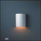 Decorative Wall Sconces - Small Cylinder w/ Perfs Closed Top Sconce by Justice Design
