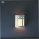 Lighting Wall Sconces - Small Prairie Window Open Top & Bottom Sconce by Justice Design