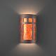 Contemporary Wall Sconces - Large Prairie Window Open Top & Bottom Sconce by Justice Design