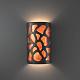 Wall Sconces - Large Cobblestones Open Top & Bottom Sconce by Justice Design