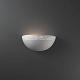 Lighting Wall Sconces - Small Quarter Sphere w/ Floral Band Sconce by Justice Design